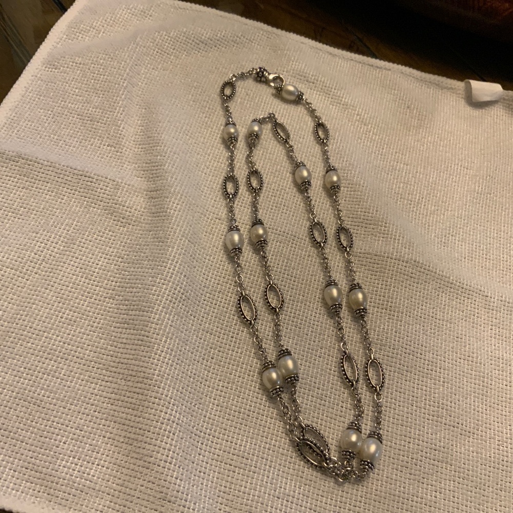 Honora Sterling silver pearl necklace - Picture 3 of 3